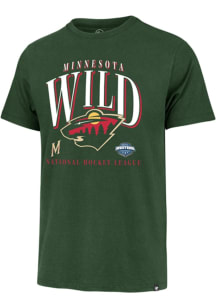 47 Minnesota Wild Green Crease Franklin Short Sleeve Fashion T Shirt