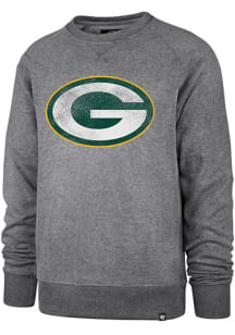 47 Green Bay Packers Mens Grey Match Long Sleeve Fashion Sweatshirt
