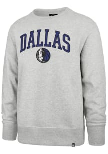 47 Dallas Mavericks Mens Grey Arch Game Break Long Sleeve Fashion Sweatshirt