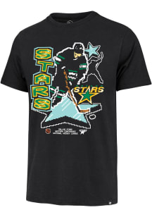 47 Dallas Stars Black Lamp Lighter Franklin Short Sleeve Fashion T Shirt
