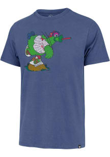 Phillie Phanatic  Philadelphia Phillies Blue 47 Pitching Phanatic Franklin Short Sleeve Fashion T..