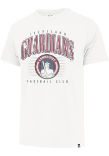 47 Cleveland Guardians White Double Header Franklin Short Sleeve Fashion T Shirt