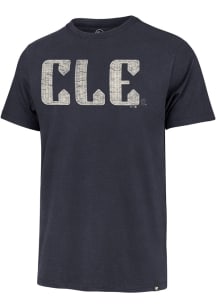 47 Cleveland Guardians Navy Blue CC Premier Franklin Short Sleeve Fashion T Shirt