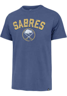 47 Buffalo Sabres Blue All Arch Franklin Short Sleeve Fashion T Shirt