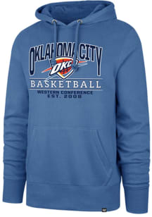 47 Oklahoma City Thunder Mens Blue Goodcall Headline Long Sleeve Hoodie
