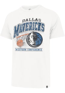 47 Dallas Mavericks White Amp Up Franklin Short Sleeve Fashion T Shirt