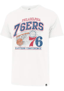 47 Philadelphia 76ers White Amp Up Franklin Short Sleeve Fashion T Shirt