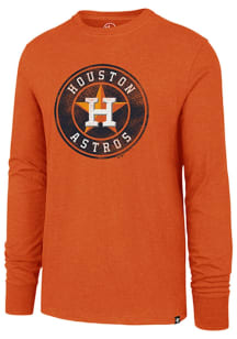 47 Houston Astros Orange Imprint Club Long Sleeve T Shirt