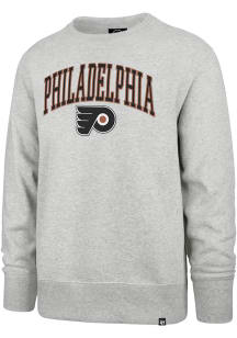 47 Philadelphia Flyers Mens Grey Arch Game Break Long Sleeve Fashion Sweatshirt