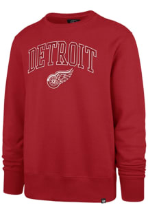 47 Detroit Red Wings Mens Red Arch Game Break Long Sleeve Fashion Sweatshirt