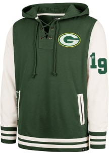 47 Green Bay Packers Mens Green Clubhouse Field Lacer Fashion Hood