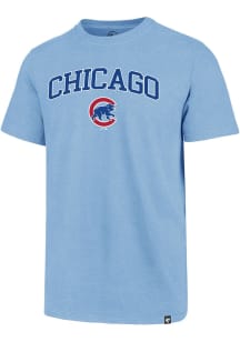 47 Chicago Cubs Light Blue Arch Game Club Short Sleeve T Shirt
