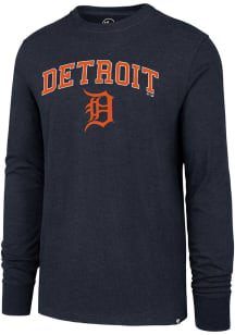 47 Detroit Tigers Navy Blue Arch Game Club Long Sleeve T Shirt