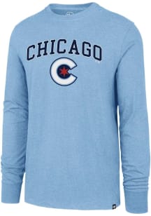 47 Chicago Cubs Light Blue Arch Game Club Long Sleeve T Shirt