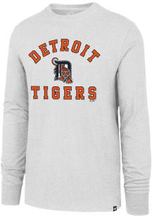 47 Detroit Tigers White Varsity Arch Club Long Sleeve T Shirt