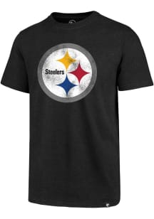 47 Pittsburgh Steelers Black Imprint Club Short Sleeve T Shirt