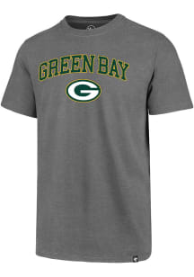 47 Green Bay Packers Grey Arch Game Club Short Sleeve T Shirt