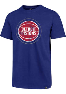 47 Detroit Pistons Blue Imprint Club Short Sleeve T Shirt