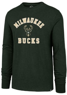 47 Milwaukee Bucks Green Varsity Arch Club Long Sleeve T Shirt