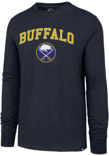 47 Buffalo Sabres Navy Blue Arch Game Club Long Sleeve T Shirt