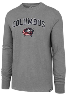 47 Columbus Blue Jackets Grey Arch Game Club Long Sleeve T Shirt