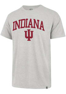 47 Indiana Hoosiers Grey Rally Loud Big Ten Short Sleeve Fashion T Shirt