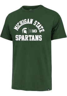 47 Michigan State Spartans Green Number 1 Design Big Ten Short Sleeve Fashion T Shirt
