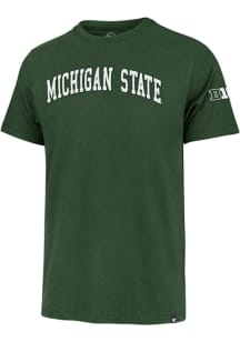 47 Michigan State Spartans Green Arch Name Big Ten Short Sleeve Fashion T Shirt