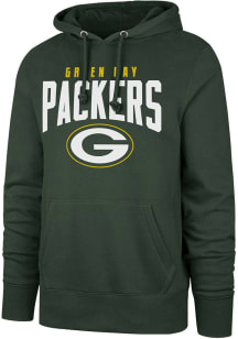 47 Green Bay Packers Mens Green Team Elements Headline Long Sleeve Hoodie