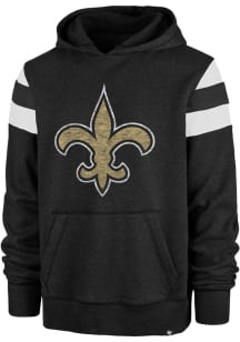 47 New Orleans Saints Mens Black Premier Nico Fashion Hood
