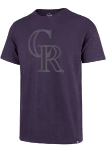 47 Colorado Rockies Purple Scrum Short Sleeve Fashion T Shirt