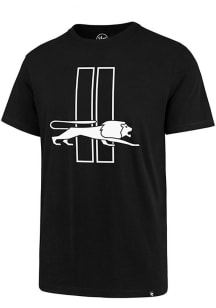 47 Detroit Lions Black Imprint Super Rival Design Short Sleeve T Shirt