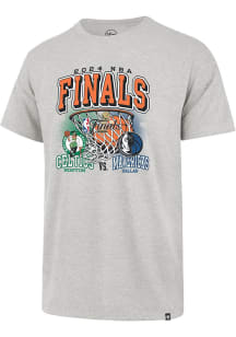 47 Dallas Mavericks Grey 2024 NBA Final Participant Matchup Short Sleeve Fashion T Shirt
