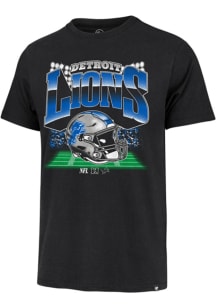 47 Detroit Lions Black Blindside Franklin Short Sleeve Fashion T Shirt