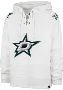 47 Dallas Stars Mens White Superior Lacer Fashion Hood