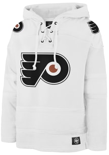 47 Philadelphia Flyers Mens White Superior Lacer Fashion Hood