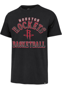 47 Houston Rockets Black Overshadow Franklin Short Sleeve Fashion T Shirt