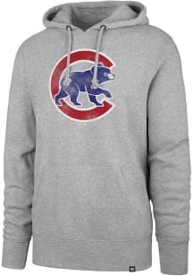 47 Chicago Cubs Mens Grey Imprint Long Sleeve Hoodie