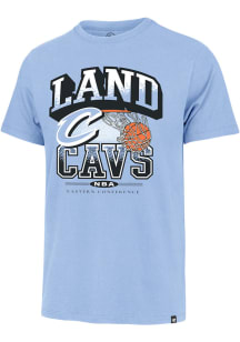 47 Cleveland Cavaliers Light Blue City Edition No Look Franklin Short Sleeve Fashion T Shirt