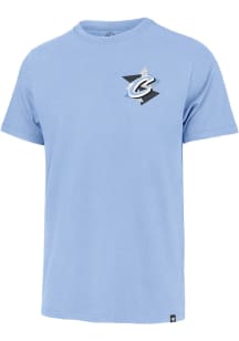 47 Cleveland Cavaliers Light Blue City Edition Backer Franklin Short Sleeve Fashion T Shirt
