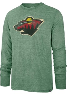 47 Minnesota Wild Green Imprint Match Long Sleeve Fashion T Shirt