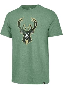 47 Milwaukee Bucks Green Match Short Sleeve Fashion T Shirt