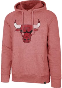 47 Chicago Bulls Mens Red Raglan Match Fashion Hood