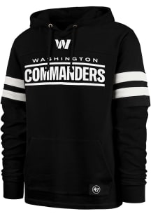 47 Washington Commanders Mens Black Cornerback Lacer Fashion Hood