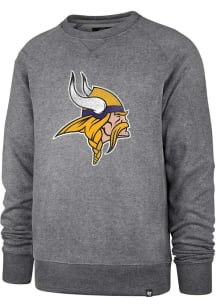 47 Minnesota Vikings Mens Grey Match Long Sleeve Fashion Sweatshirt