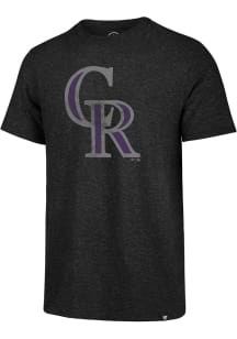 47 Colorado Rockies Black Match Short Sleeve Fashion T Shirt