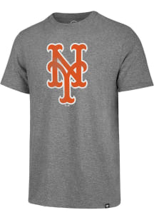 47 New York Mets Grey Match Short Sleeve Fashion T Shirt