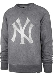 47 New York Yankees Mens Grey Match Long Sleeve Fashion Sweatshirt