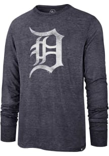47 Detroit Tigers Navy Blue Imprint Match Long Sleeve Fashion T Shirt