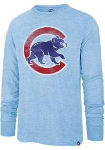 47 Chicago Cubs Light Blue Imprint Match Long Sleeve Fashion T Shirt
